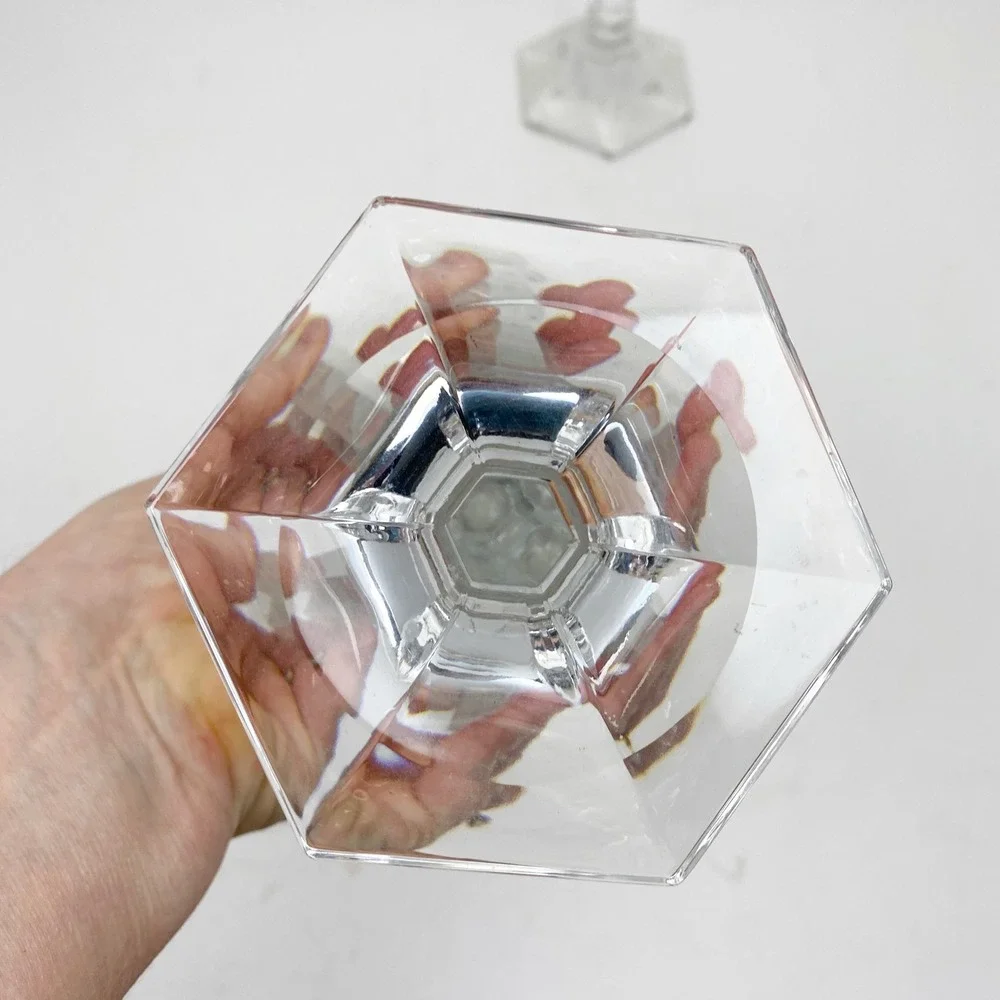 Shannon Godinger Hexagonal Faceted 11.5